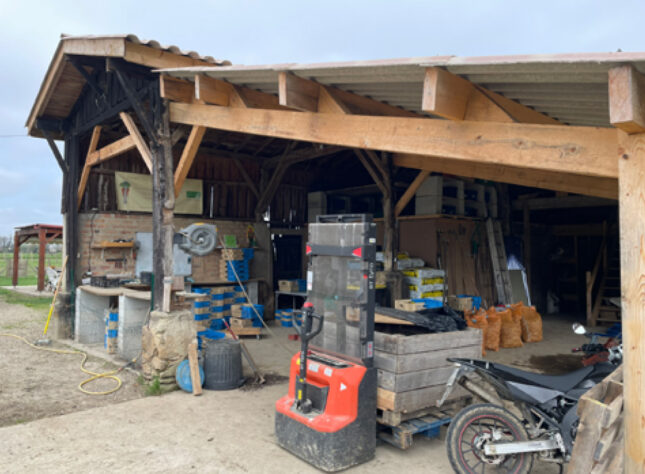 exploitation maraîchère stockage des légumes d'hiver