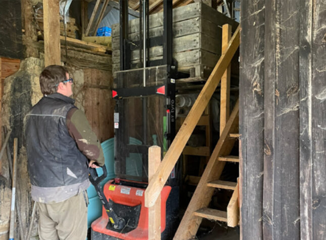 exploitation maraîchère stockage des légumes d'hiver